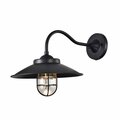 Sunpark Outdoor LED Wall Light Fixture, 3000K, Black Finish 3-7001D-A-05-E26-3000K